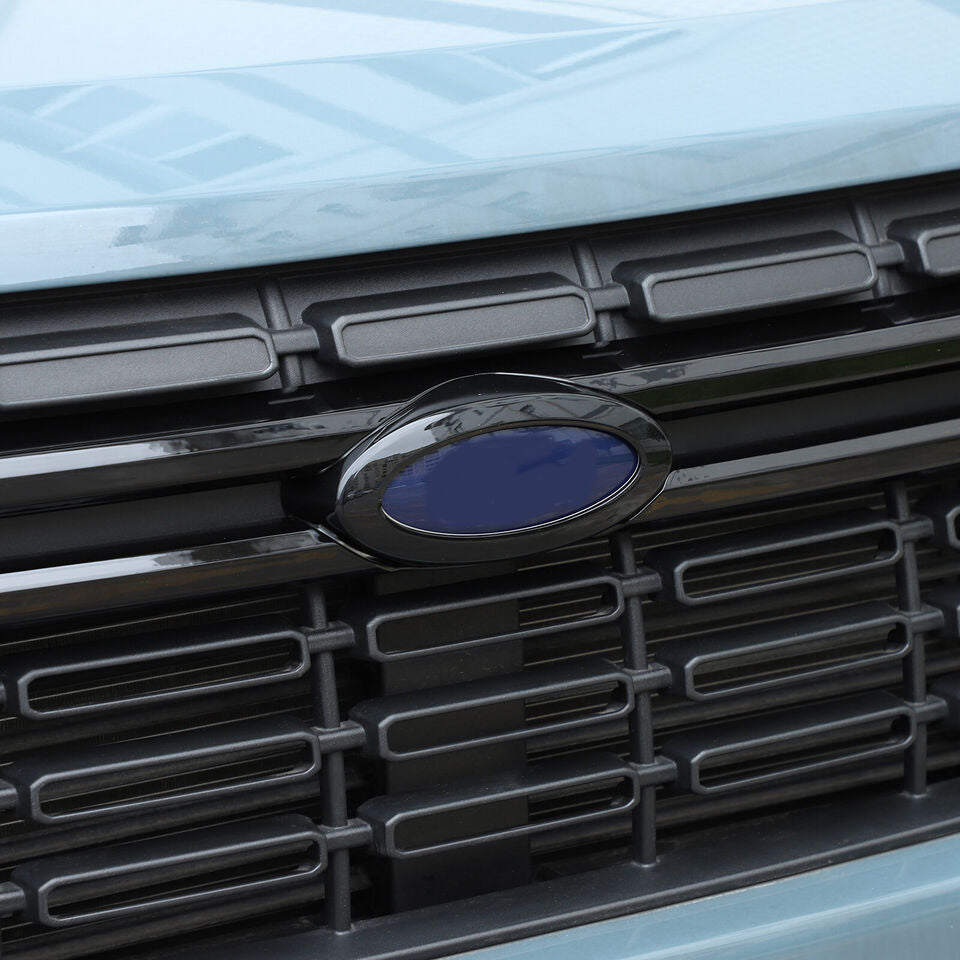 Ford Maverick Full Grille + Emblem Bezel Gloss Black