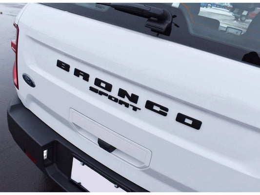 Ford Bronco Sport Tailgate Lettering Black (2021-2024)