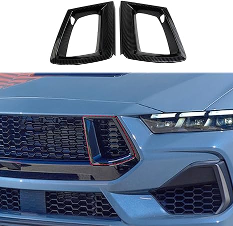 Ford Mustang Upper Grille Gloss Black (2021-2024)