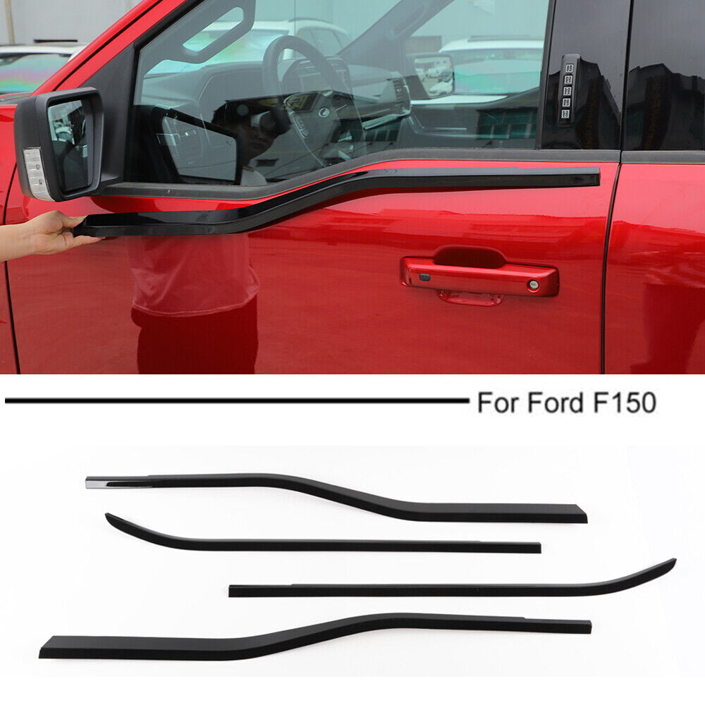 Ford F-150 Gloss Black Window Sill Trim (2021-2024)