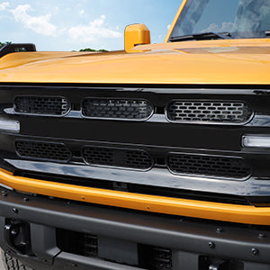 Bronco Gloss Black Grille Inserts (2021-2024)