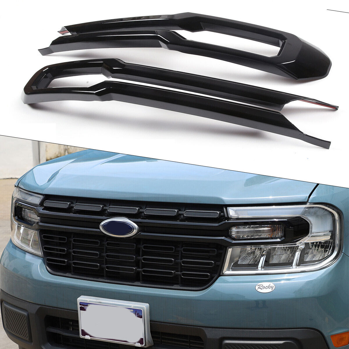 Ford Maverick Front Grille Gloss Black (2022-2024)