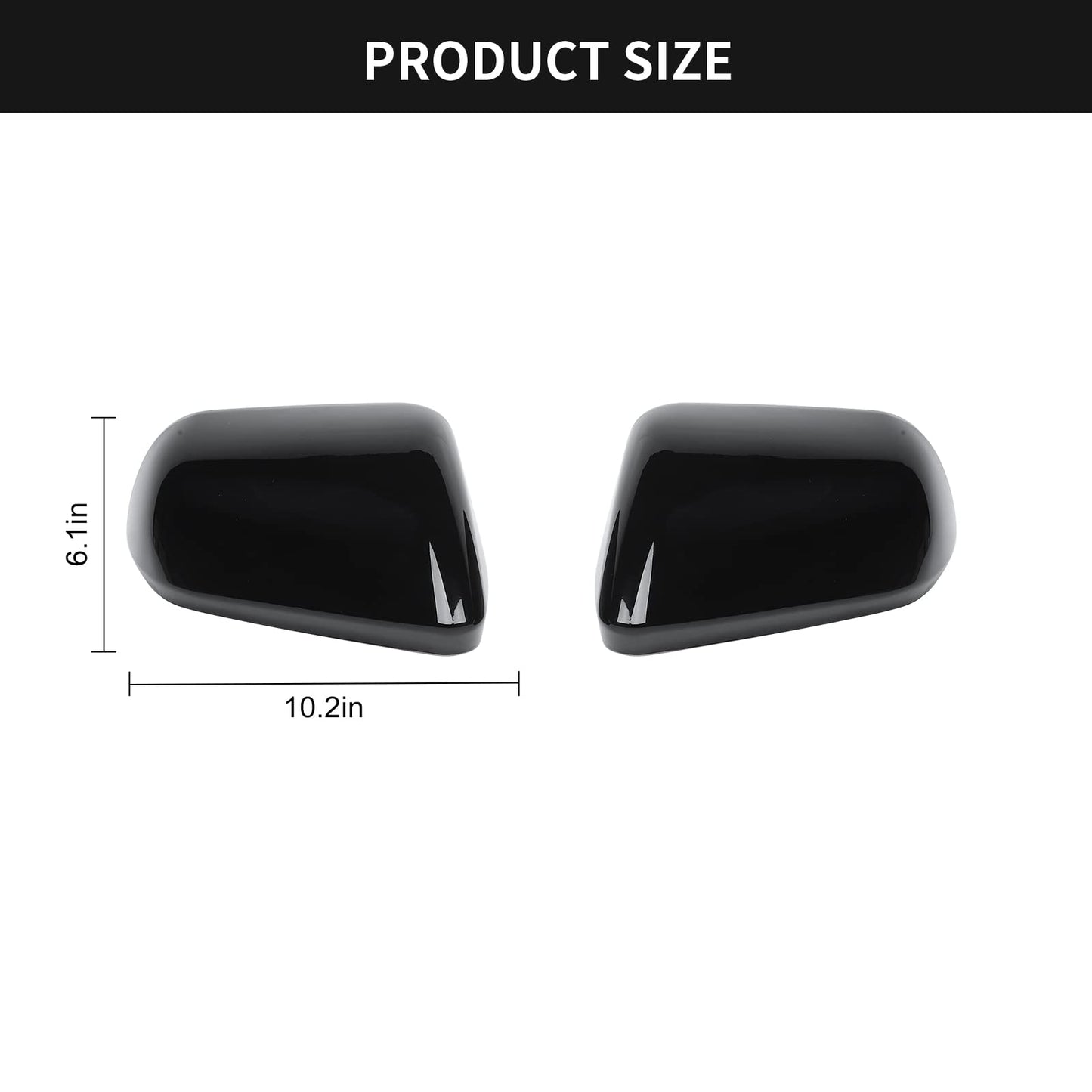 Ford Mustang Gloss Black Mirrors (2021-2024)